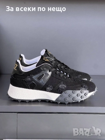 Emporio Armani Дамски Черни Маратонки👟Дамски Спортни Обувки В Черен Цвят Емпорио Армани Код E901, снимка 2 - Маратонки - 51865173