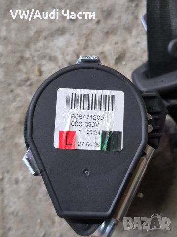 Заден ляв предпазен колан за Голф 5 Пасат Джета VW Golf 5 Passat Touran Jetta 1K6857805D, снимка 2 - Части - 50755885