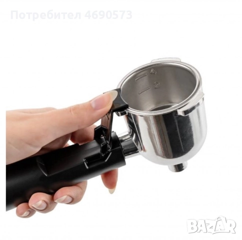 Комплект еспресо машина MUHLER MCM-33 + 2 стъклени чаши Luigi Ferrero Caffeina 80ml, снимка 4 - Кафемашини - 52884091