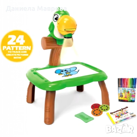 Детска масичка за рисуване с вграден проектор, снимка 2 - Рисуване и оцветяване - 53385143