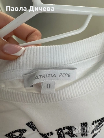 Оригинална тениска Patrizia Pepe, снимка 2 - Тениски - 54225448