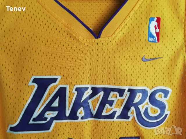 LA Lakers Shaquille O'Neal Nike NBA Jersey L оригинален потник Шакил О'Нийл Лейкърс, снимка 5 - Тениски - 46699327