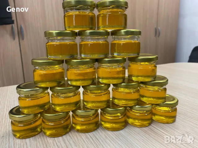 Бурканчета пълни с мед 25 мл. за подаръци, снимка 6 - Други - 50238123