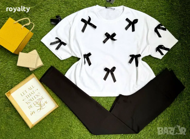 Дамски памучни комплекти Различни дизайни , снимка 12 - Комплекти - 49753057