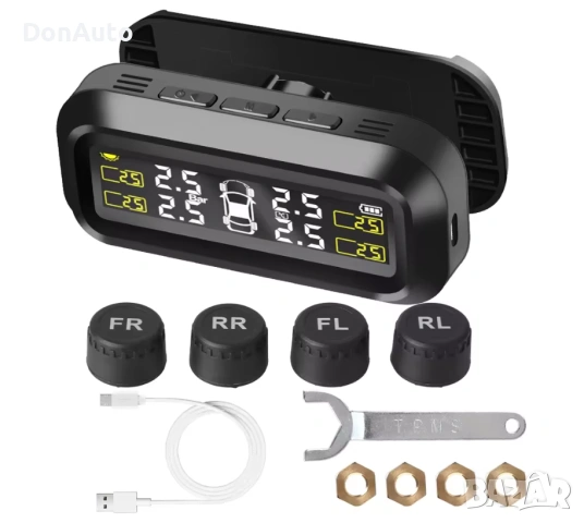 Вентили за следене на гумите за автомобил, снимка 5 - Аксесоари и консумативи - 53135876