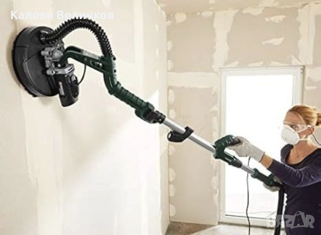 (Жираф)Шлайфмашина за стени и тавани PARKSIDE, снимка 7 - Шлайфмашини - 53934265