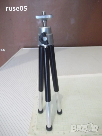 Статив мини за фотоапарат и др.,2 нива на разгъване, метален