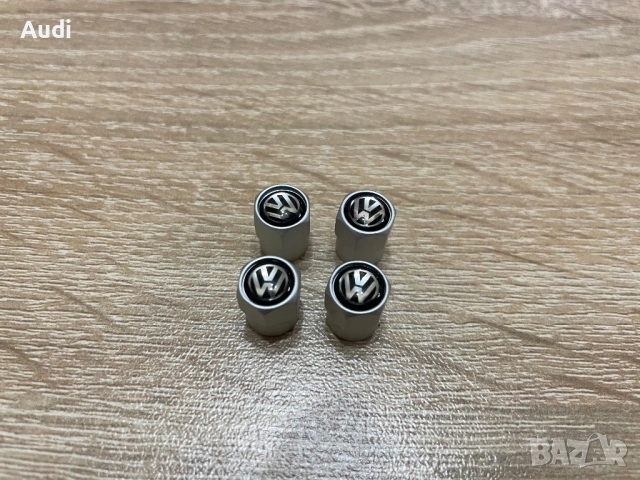 Капачки вентили VW Volkswagen Golf Passat сиви черни, снимка 3 - Аксесоари и консумативи - 53091000