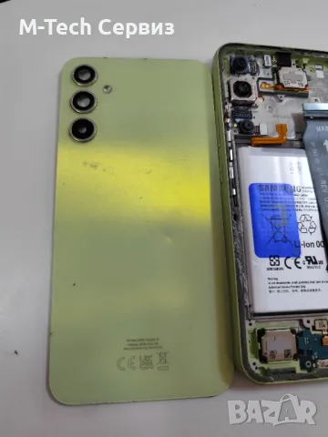 Samsung a34 A346B блок захранване бутони камера заден капак батерия лентов кабел слушалка звънец сим, снимка 2 - Резервни части за телефони - 50208846