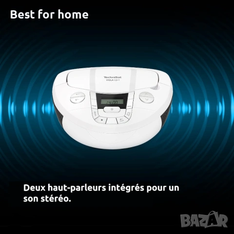 TechniSat Viola CD-1 преносим стерео CD плейър, снимка 5 - Друга електроника - 53836281