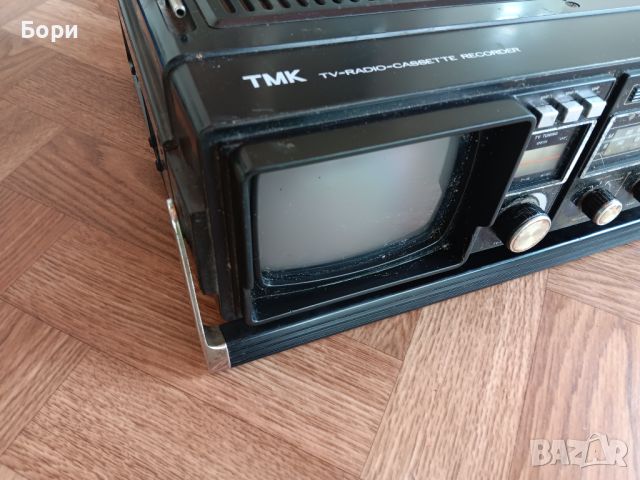 U.S.A TMK Model 725 Portable TV-Radio-Cassette Recorder, снимка 2 - Радиокасетофони, транзистори - 45796431