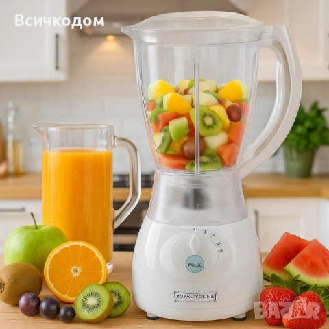 Блендер с приставка за мелница Royalty Line SM-400P.2, снимка 2 - Блендери - 52364638