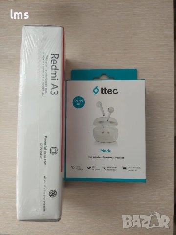 Чисто нов запечатан XIAOMI REDMI A3 64GB + слушалки ttec с 2 години гаранция , снимка 2 - Xiaomi - 48266591