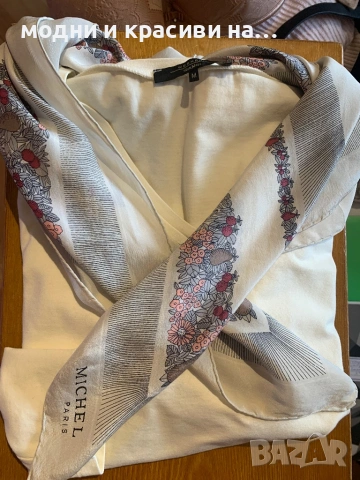 Дамска блуза с V- образно деколте Weekend Max Mara, снимка 9 - Блузи с дълъг ръкав и пуловери - 53605594