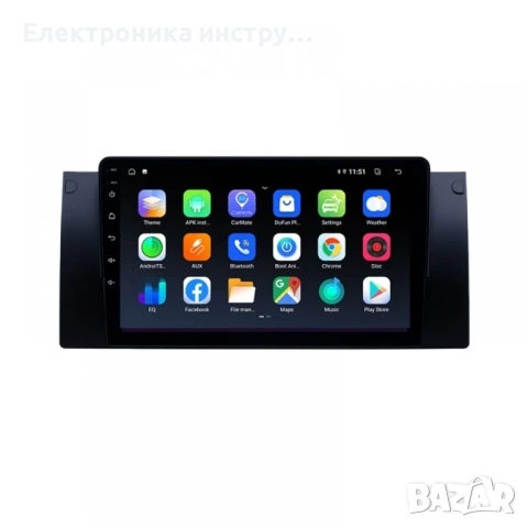 Android мултимедия GPS навигация CarPlay Android Auto + Камера – за BMW X5 E53 1999-2006, снимка 2 - Аксесоари и консумативи - 53892403