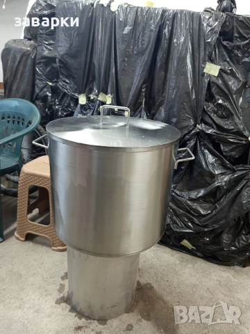 неръждаем казан, снимка 7 - Съдове за готвене - 49694872