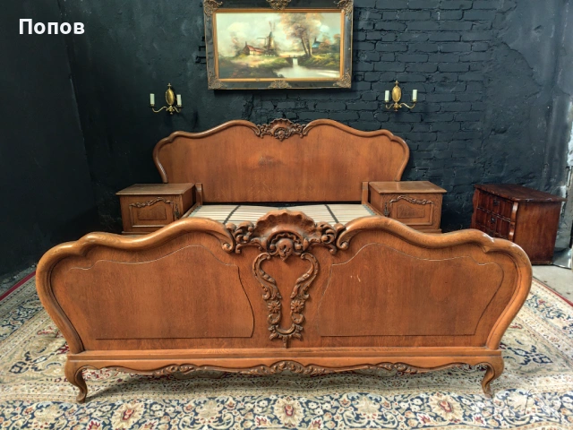 Френска спалня, снимка 7 - Спални и легла - 53343498