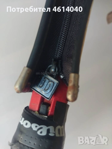 Ракета Wilson soft shock, с калъфа, снимка 14 - Тенис - 52654152