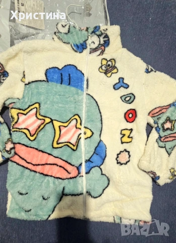 Дамски комплект  пухена пижама, снимка 6 - Пижами - 53019007