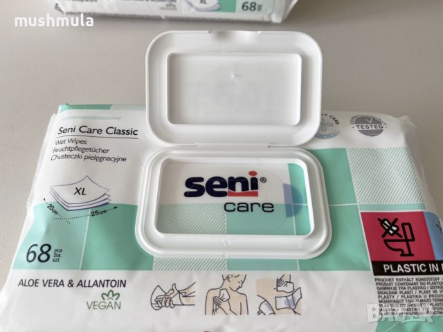 Нови мокри кърпи Seni Care, снимка 2 - Други - 46749796