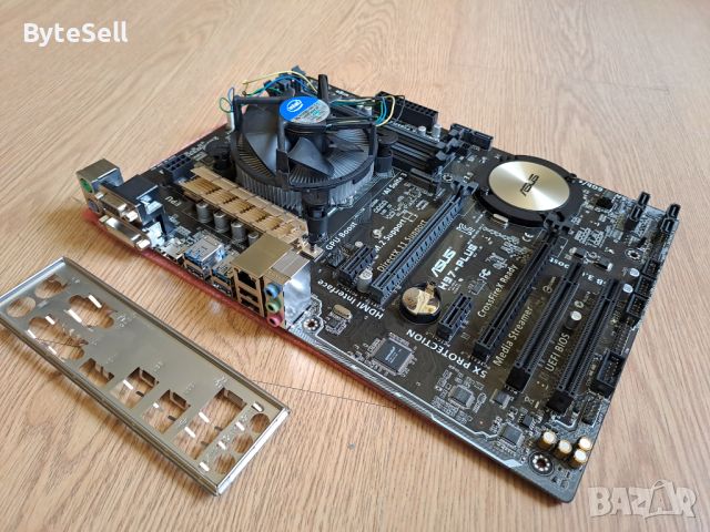 MB+CPU+Box ASUS H97-PLUS + I5 4570, Socket 1150, М.2, снимка 2 - Дънни платки - 46334531