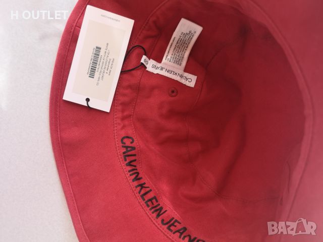 Оригинална шапка тип идиотка CALVIN KLEIN OS /485/, снимка 5 - Шапки - 46499406