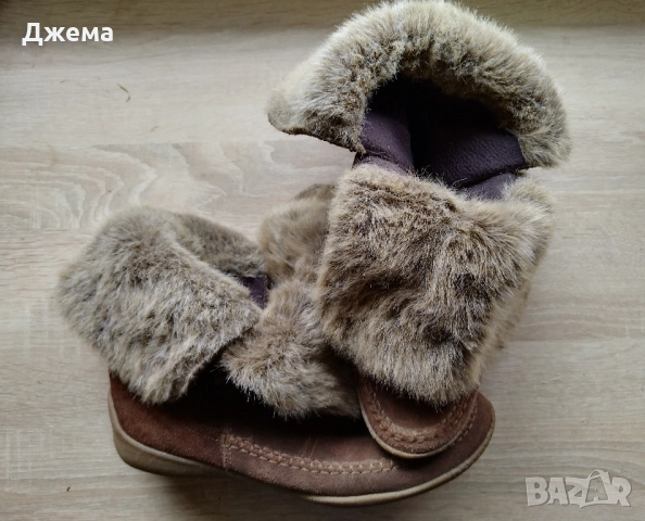 Ботуши - естествена обърната кожа, снимка 2 - Дамски ботуши - 52051788