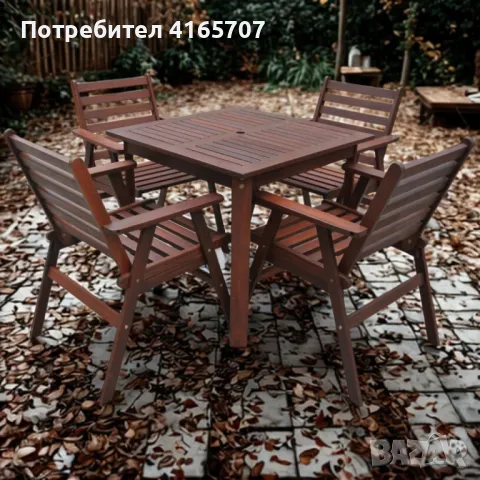 🌿 Градински комплект Tirora Muhler Meranti – Елегантност и комфорт на открито! 🌿, снимка 1