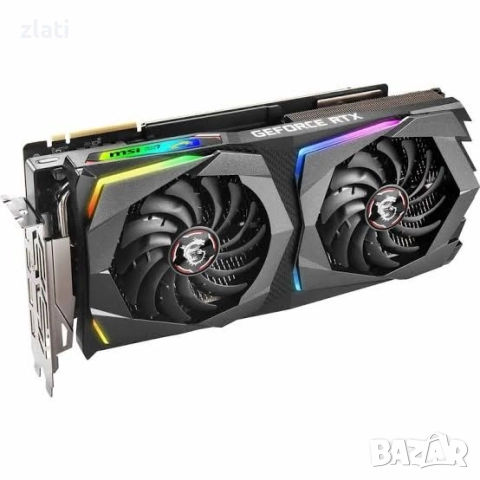 Геймърска Видеокарта MSI GeForce RTX 2060 Gaming Z 6GB GDDR6 с LED-лампи, снимка 2 - Видеокарти - 38099714