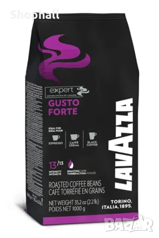 Кафе на зърна Lavazza Gusto Forte, 1 кг