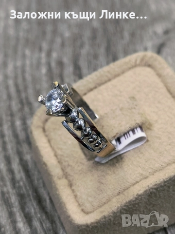 Златен Пръстен 3.66гр / 14К, снимка 5 - Пръстени - 52750289