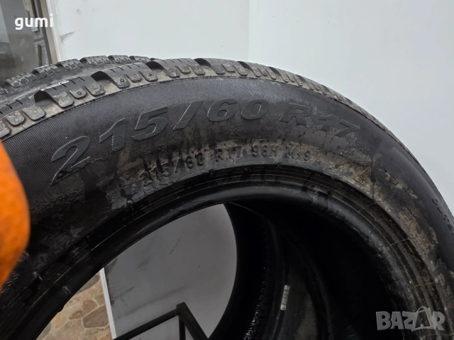 4бр зимни гуми 215/60/17 PIRELLI L05231 , снимка 6 - Гуми и джанти - 53900285