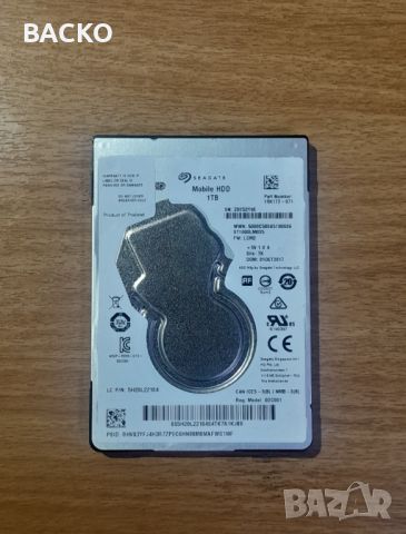 Хард диск 2,5" SEAGATE 1TB, снимка 1 - Твърди дискове - 45155517