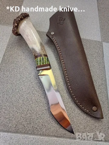 Ръчно изработен ловен нож от марка KD handmade knives ловни ножове, снимка 1 - Ножове - 47016982