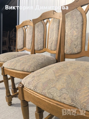 Комплект от 4 трапезни стола , снимка 6 - Столове - 53625196