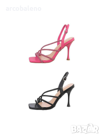 Елегантни дамски сандали на висок ток, 2цвята , снимка 1 - Сандали - 45063195