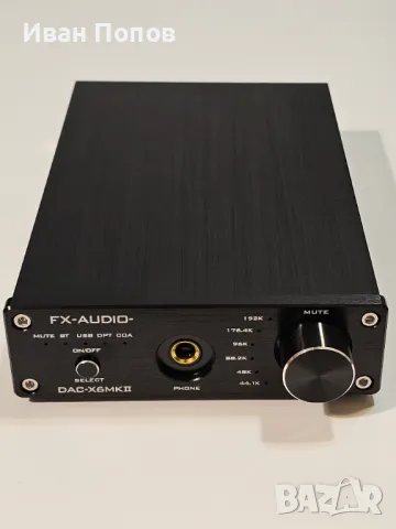 Дак и усилвател за слушалки FX-AUDIO DAC-X6 MKII DAC Headphone Amplifier, снимка 1 - Ресийвъри, усилватели, смесителни пултове - 48633739