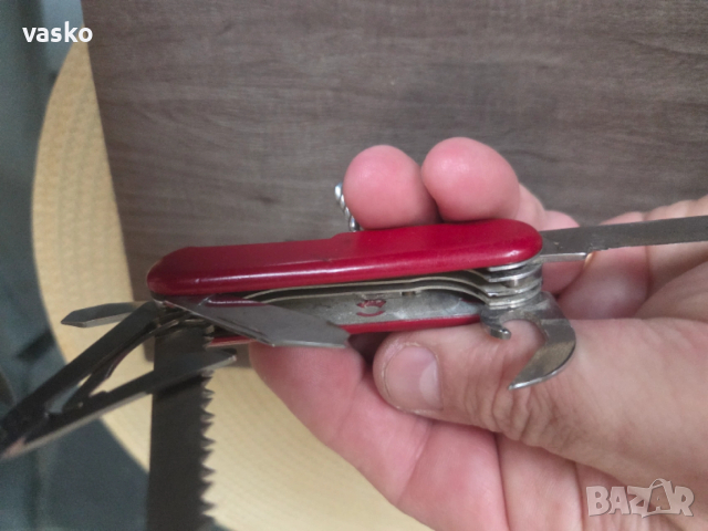 Wenger+пинсета+клечка за зъби, снимка 6 - Ножове - 53909565
