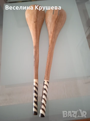 Комплект лъжици за салата от Япония, снимка 2 - Прибори за хранене, готвене и сервиране - 50828046