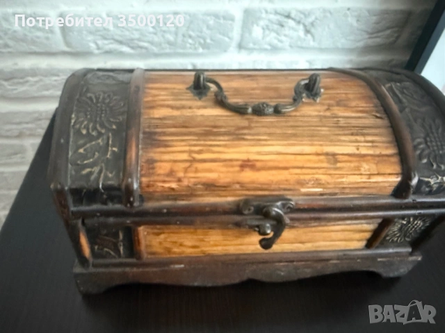 Дървена кутия за бибута, снимка 4 - Декорация за дома - 53572746