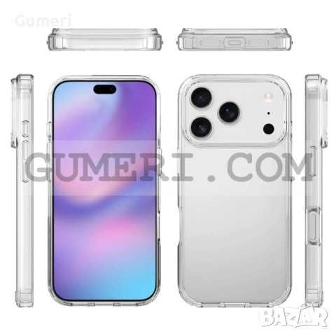  iPhone 17 Pro Max Хибриден Кейс, снимка 2 - Калъфи, кейсове - 52175175