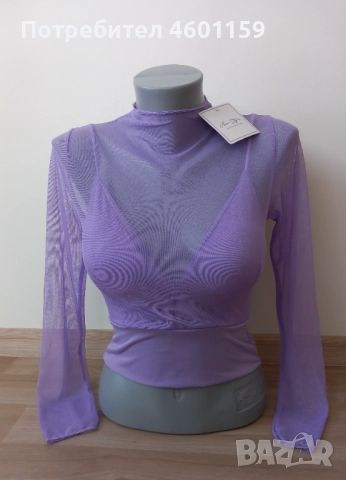 Луксозна дамска блуза , снимка 3 - Блузи с дълъг ръкав и пуловери - 52693600
