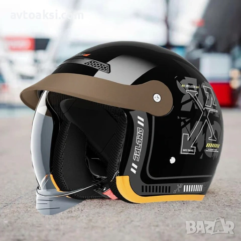 Каска за Мотор/Скутер/АТВ/Тротинетка 4-ри цвят, снимка 10 - Аксесоари и консумативи - 53008369