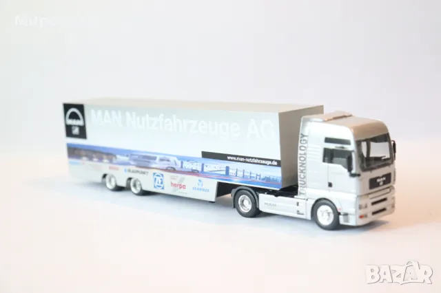 HERPA H0 1/87 MAN TGA КАМИОН МОДЕЛ TIR, снимка 6 - Колекции - 50400974