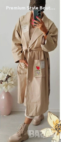 бутиков тренч , снимка 4 - Шлифери - 53925255