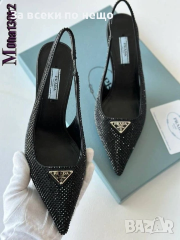 Prada Дамска Чанта С Кристали Прада - 2 Цвята Код SK601, снимка 6 - Чанти - 53092188