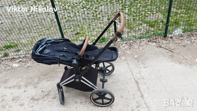 Комплект Cybex Priam 4 летен, зимен кош + Cybex зимен чувал + Cybex чанта + Cybex дъждобран Пловдив, снимка 3 - Детски колички - 54032762