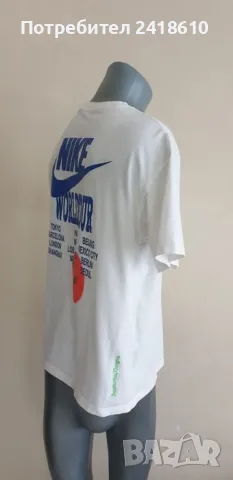 Nike Worldtour Cotton Mens Size M ОРИГИНАЛ! Мъжка Тениска!, снимка 4 - Тениски - 47282904