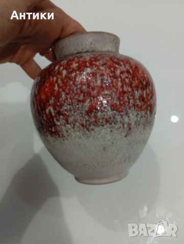 Стара керамична ваза маркирана , снимка 14 - Вази - 52528057