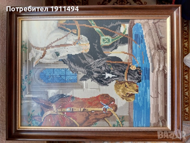 Гоблен "Молитва",за кухнята и без рамки, снимка 12 - Други стоки за дома - 24047369